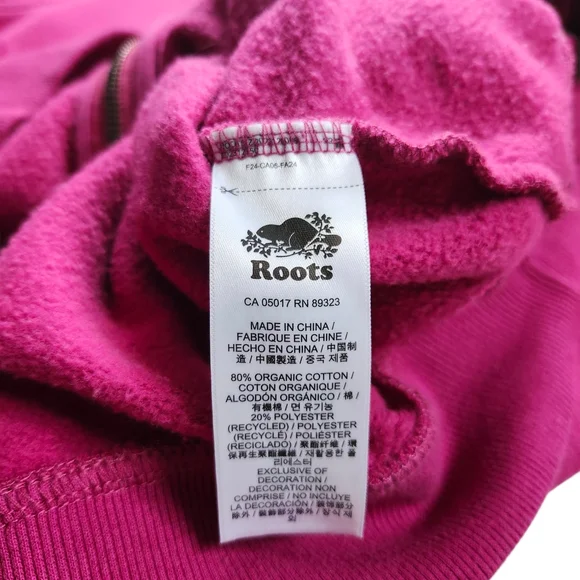 Roots Relaxed Zip Up Hoodie In Size Small - Picture 5 of 5